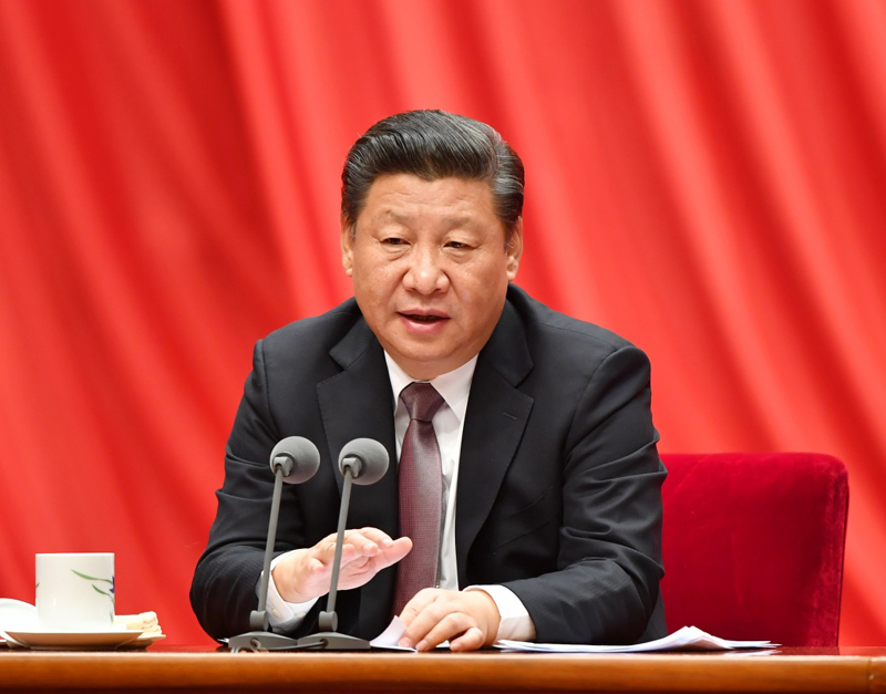 1月6日,中共中央总书记、国家主席、中央军委主席习近平在中国共产党第十八届中央纪律检查委员会第七次全体会议上发表重要讲话。